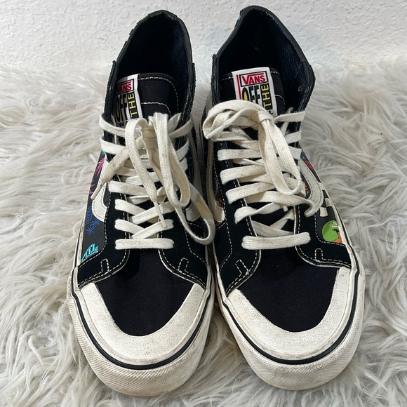 VANS SK8-HI All Over Print Skate Shoe Sneaker Size 9 Pirates & Palms Unisex - Picture 2 of 11
